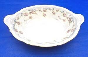 Theodore Haviland New York Floral Oval Porcelain Serving Bowl 10x8x2.5" USA